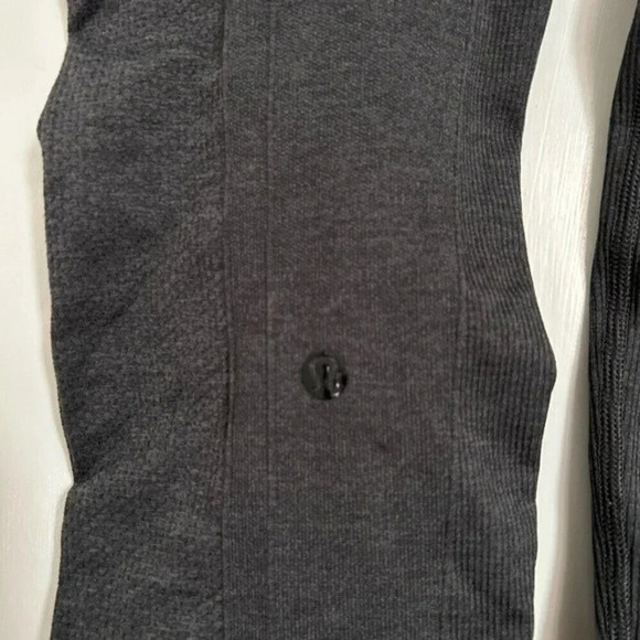 Lululemon Ebb To Street Seamless Charcoal Gym Leggings Size 6 - Picture 9 of 12